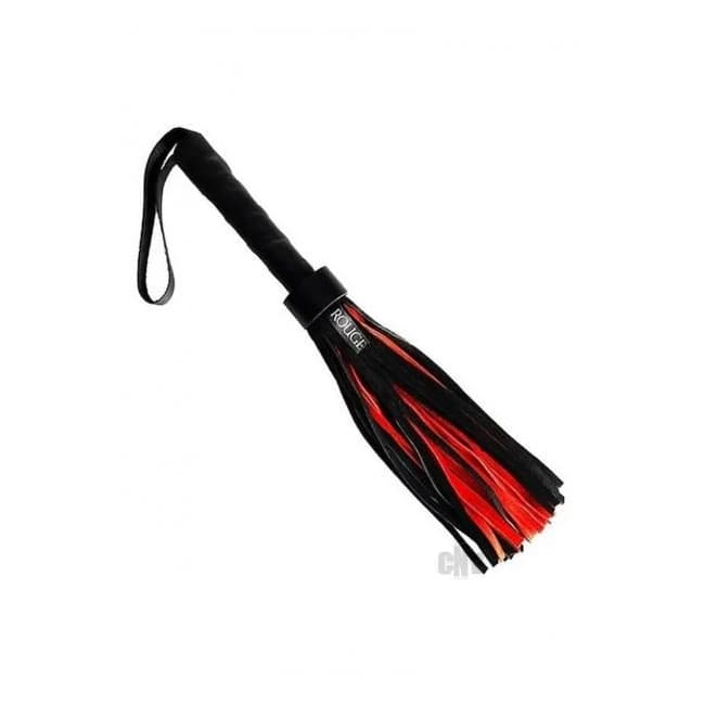 Short Suede Flogger Black/red - Image 1
