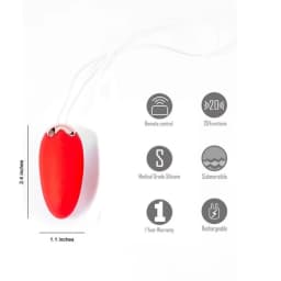 Shortcake Strawberry Shaped Rechargeable Egg, image 2