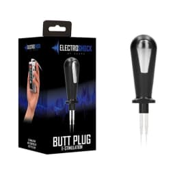 Shots Electroshock E-Stim Butt Plug Black, image 2