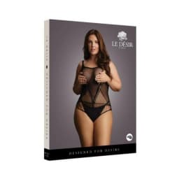 Shots Le Desir Contrast Net Teddy Black Qs, image 3