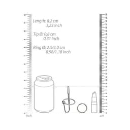 Shots Ouch Urethral Sounding Metal Plug, image 3