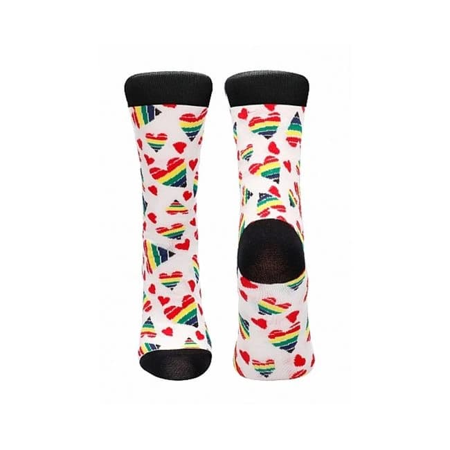 Shots Socks Happy Hearts M/l - Image 1