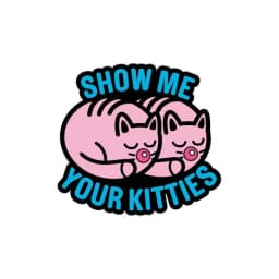 Show Me Your Kitties Pin, image 1