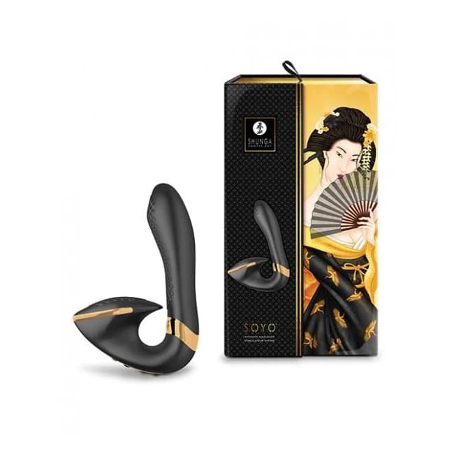 Shunga Soyo Intimate Massager - Black - Image 1