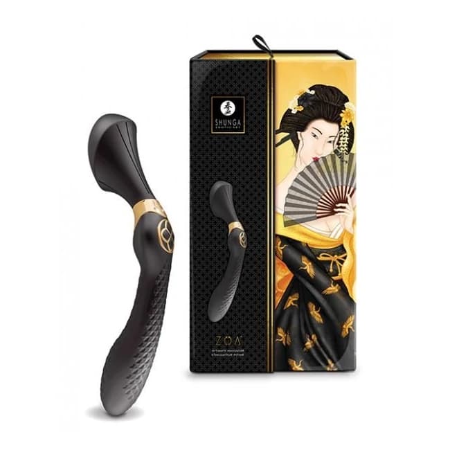 Shunga Zoa Intimate Massager - Black - Image 1