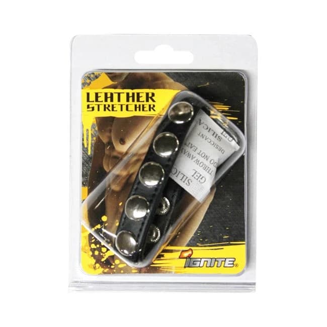 Si 5-snap Leather Ring - Image 1