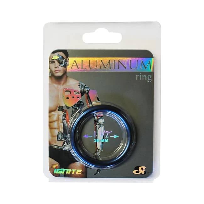 Si Anodized Aluminum Ring Cobalt Blue 1.5in - Image 1