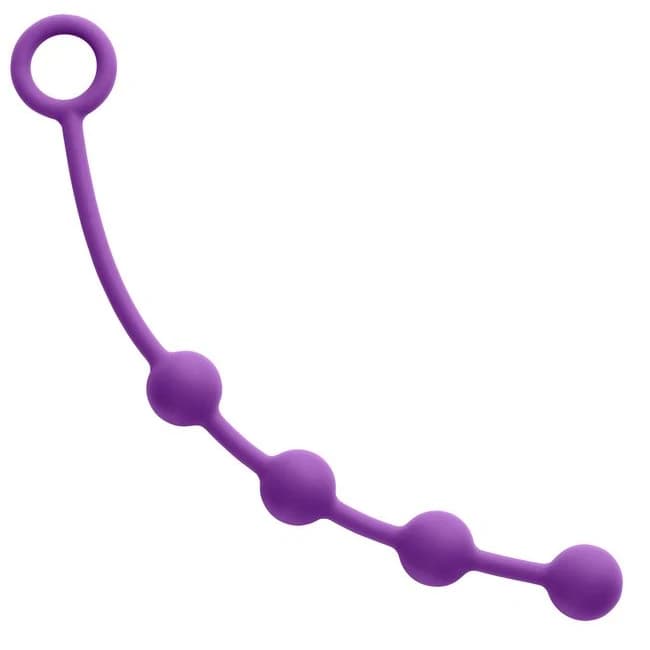 SILICONE ANAL BEAD SMALL PLUM  - Image 1