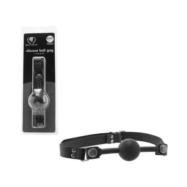 Silicone Ball Gag Black - Image 1