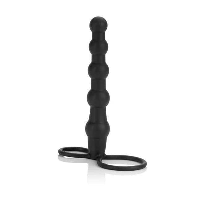 Silicone Beaded Double Rider Black - Image 1