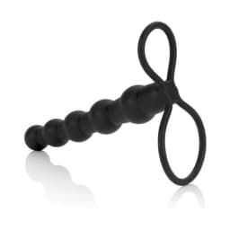 Silicone Beaded Double Rider Black, image 2