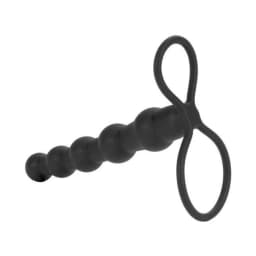 Silicone Beaded Double Rider Black, image 3