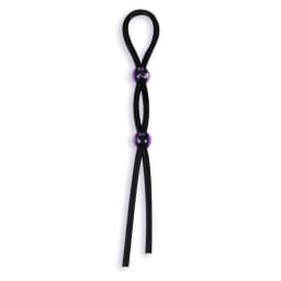 Silicone Cock Ties Black, image 1