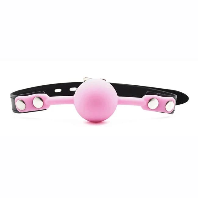Silicone Comfort Ball Gag Pink - Image 1