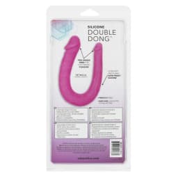 Silicone Double Dong Purple Ac/dc, image 3