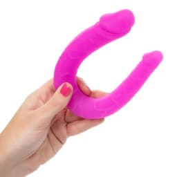 Silicone Double Dong Purple Ac/dc, image 5