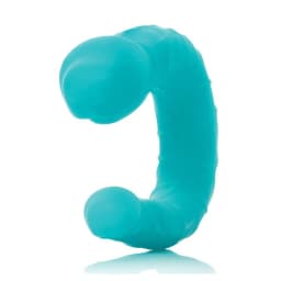 Silicone Double Dong Teal Ac/dc - Image 2