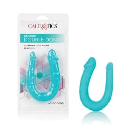 Silicone Double Dong Teal Ac/dc - Image 5