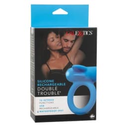Silicone Rechargeable Double Trouble, image 4