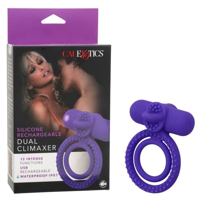 Silicone Rechargeable Dual Climaxer - Image 1