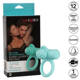 Silicone Rechargeable Nubby Lover's Delight, image 4