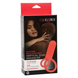 Silicone Rechargeable Vertical Dual Enhancer - Image 2