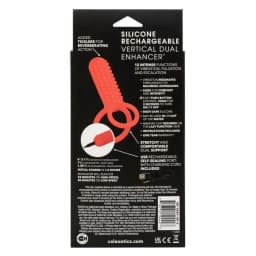 Silicone Rechargeable Vertical Dual Enhancer - Image 3
