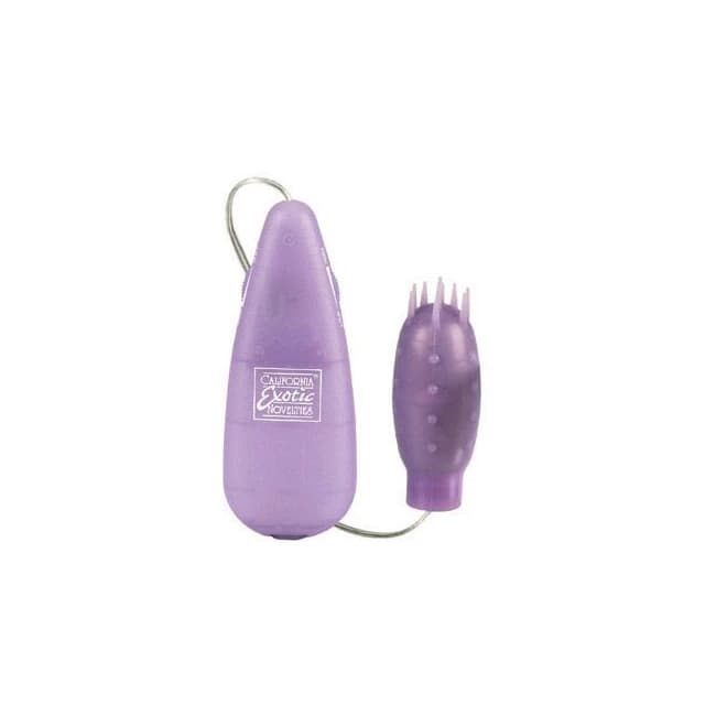 Silicone Slims Nubby Bullet Purple - Image 1