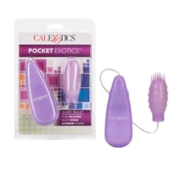 Silicone Slims Nubby Bullet Purple, image 2