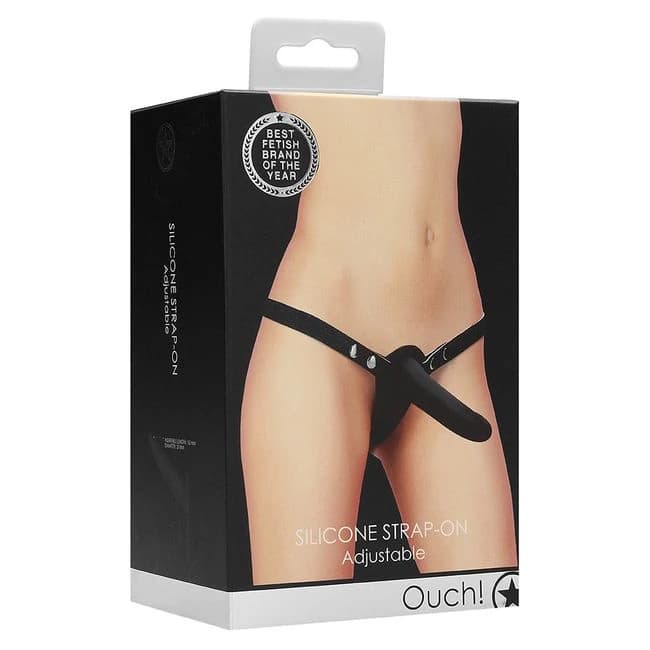 Silicone Strap-on Adjustable Black - Image 1