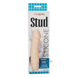 Silicone Studs Woody Ivory Beige Vibrator, image 3