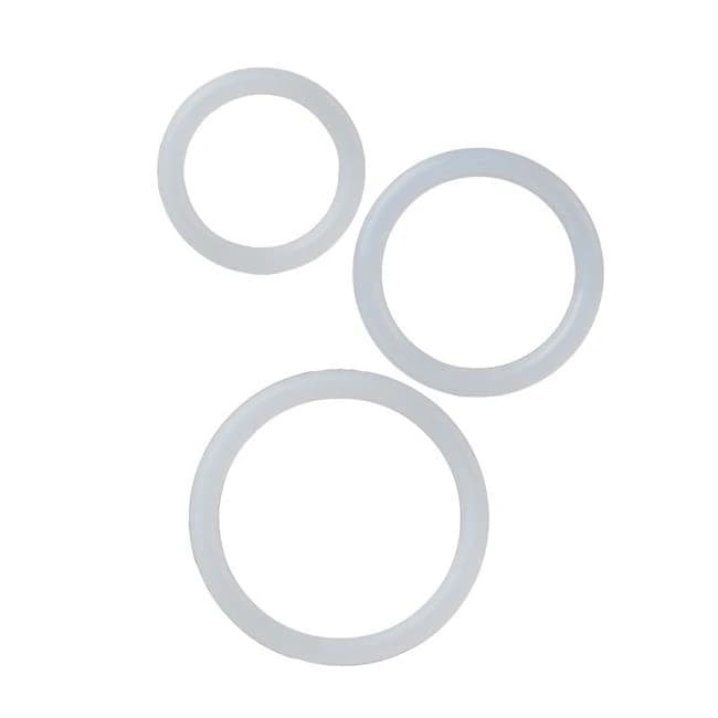 SILICONE SUPPORT RINGS CLEAR  - Image 1