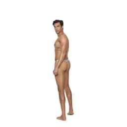 Silver Lame Thong, image 2