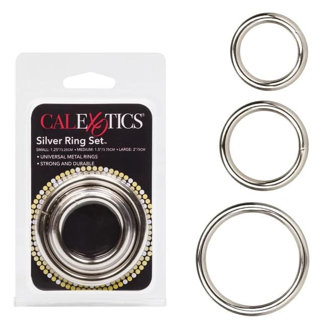 Silver Ring 3 Piece Set - Image 1