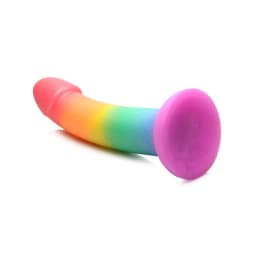 Simply Sweet 6.5in Phallic Rainbow Dildo, image 5