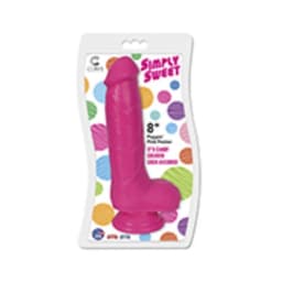Simply Sweet 8 Inches Pink Pecker Dildo, image 2