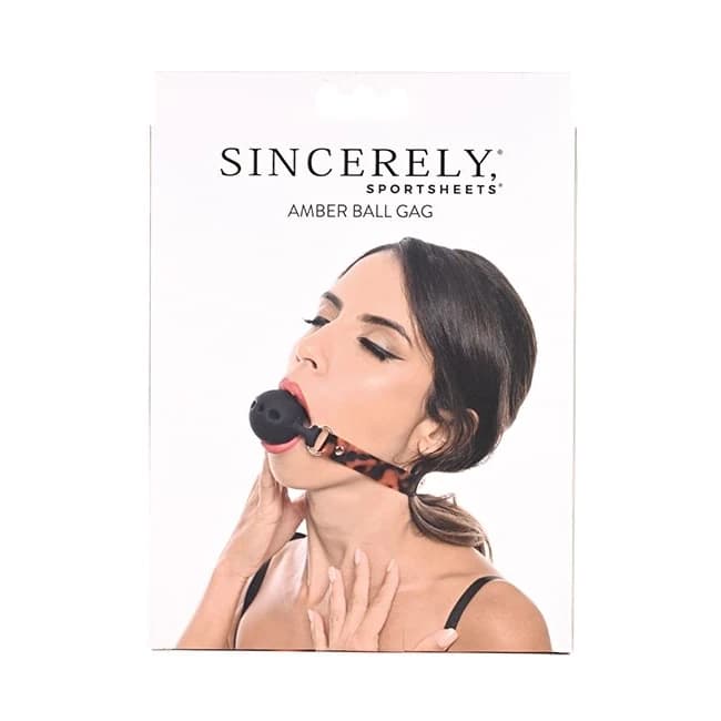 Sincerely Amber Ball Gag - Image 2