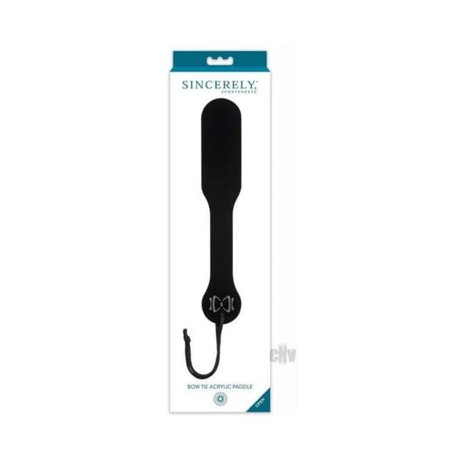 Sincerely Bow Tie Acrylic Paddle - Image 1