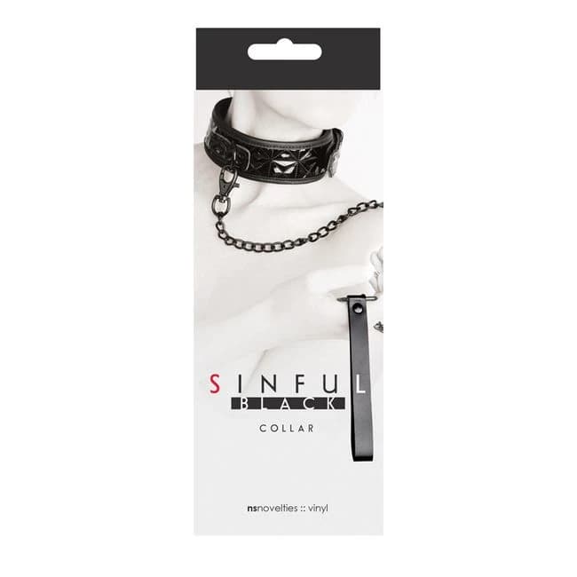 SINFUL 2IN COLLAR BLACK  - Image 1