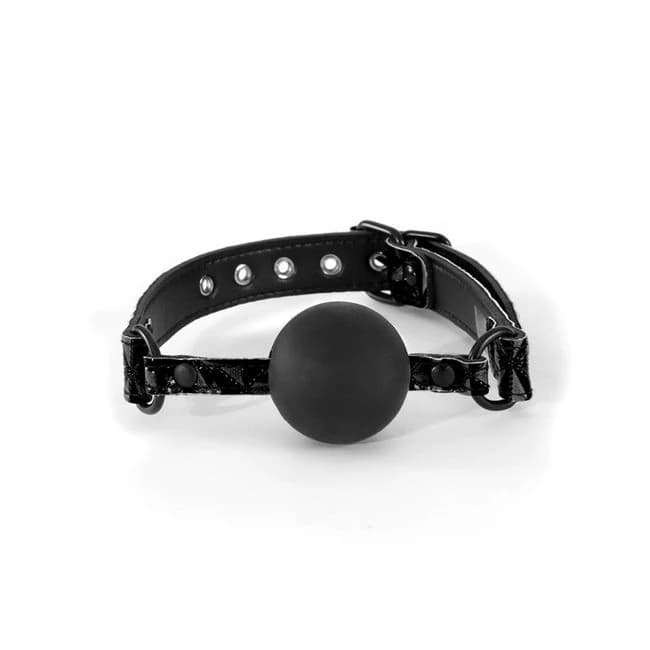 Sinful Soft Silicone Gag Black - Image 1