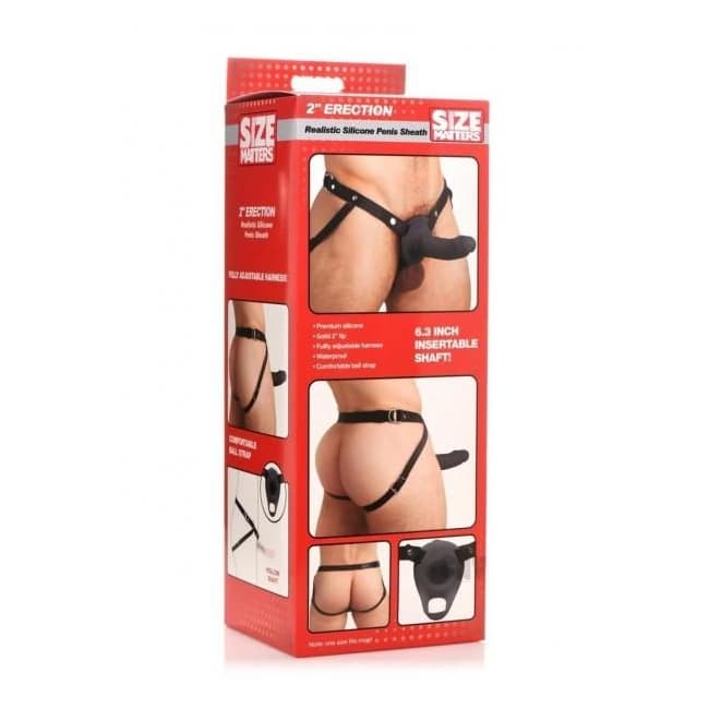 Size Matter 2 Erection Real Sheath Blk - Image 1