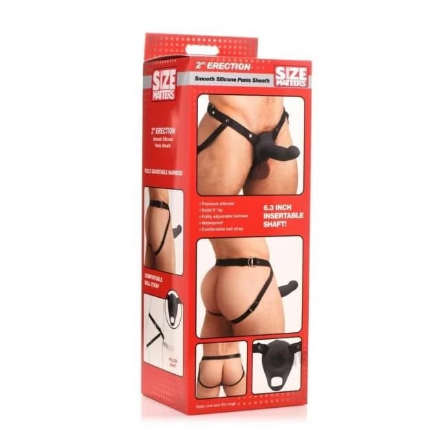 Size Matter 2 Erection Smoot Sheath Blk - Image 1