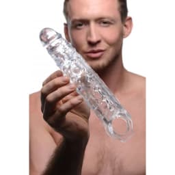 Size Matters Clear Penis Extender Sleeve, image 2