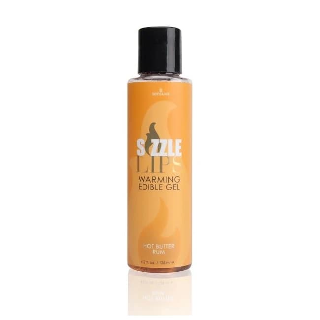 SIZZLE LIPS WARMING GEL BUTTER RUM 4.2 OZ  - Image 1