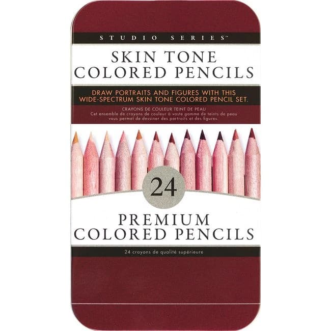 Skin Tone Colored Pencils 24pk - Image 1