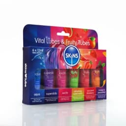 SKINS 12ML SAMPLER TUBES VITAL & FRUITY 6PK  - Image 1