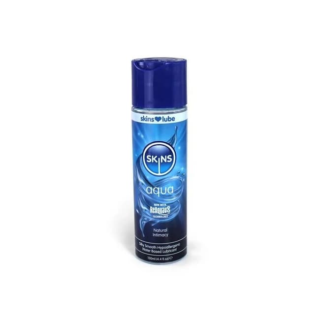 Skins Aqua Water Based Lube 4.4 Oz - Image 1