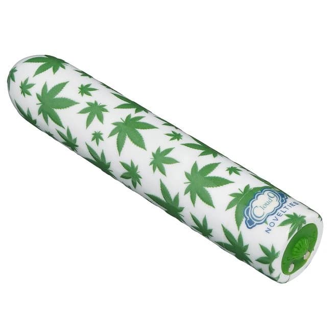 SLIM VIBE WHITE/CANNABIS LEAF  - Image 1