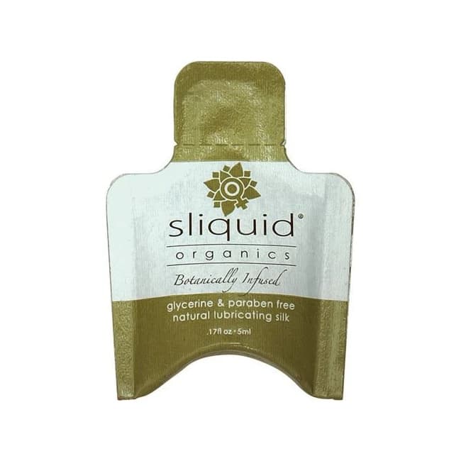 Sliquid Organics Silk Lubricant - .17 Oz Pillow - Image 1