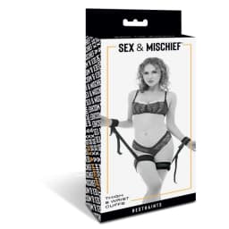 S&m Thigh & Wrist Cuffs, image 1